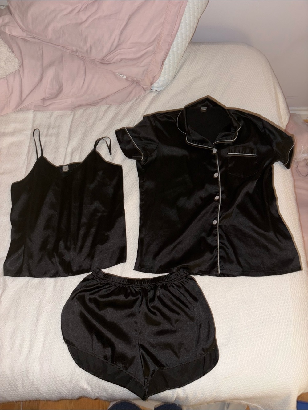 Satin Sleep Set - 3-Piece